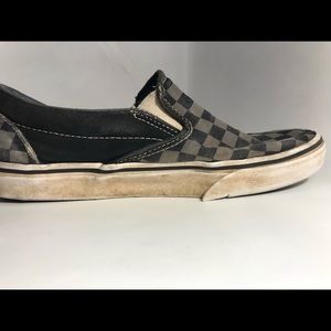 Vans slip on black/pewter check